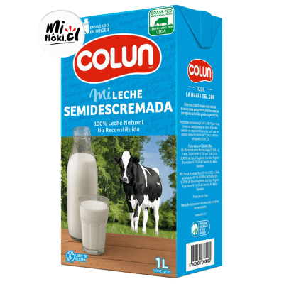 Leche Semidescremada Colun 1lts1