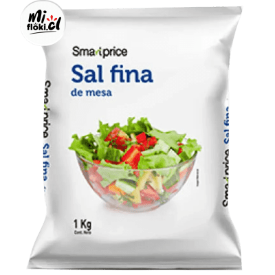 Sal Fina de Mesa Smart Price 1kg1
