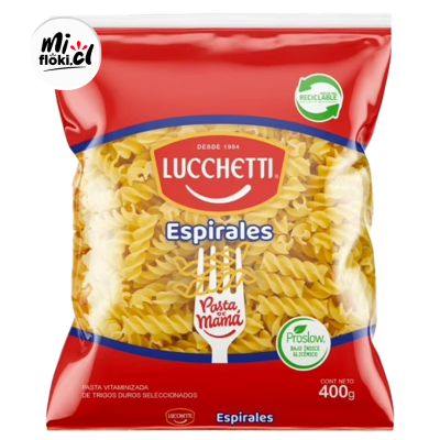 ESPIRALES PASTA 400G LUCCHETTI [30X400]1