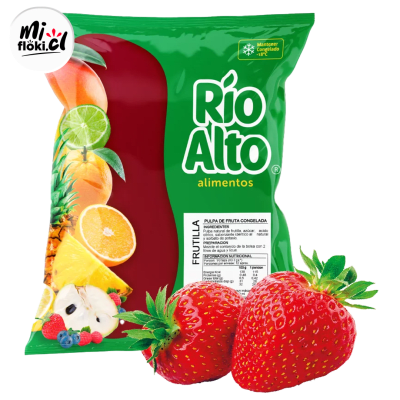 PULPA DE FRUTA FRUTILLA CONGELADA 1KG RIO ALTO 1KG1
