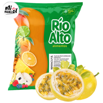 PULPA DE FRUTA MARACUYA CONGELADA 1KG RIO ALTO 1KG1