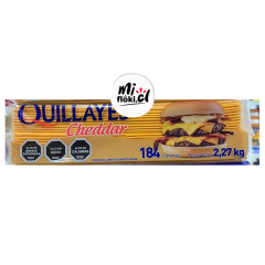 QUESO CHEDDAR LAMINADO QUILLAYES  [8X2.27KG.]