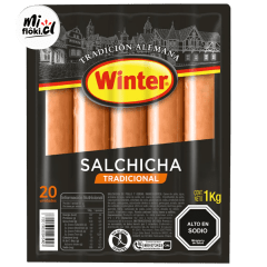 Salchicha Winter Trad. 20 Unid. 1kg