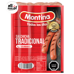 Salchicha Montina Tradicional (20Unid) 1kg
