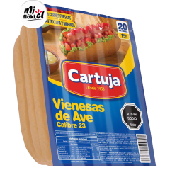 Salchicha Cartuja Pollo 20 Unid 1kg