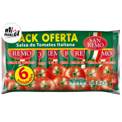 Pack Salsa de tomate San Remo