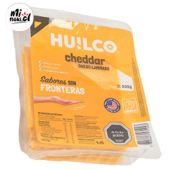 Queso Cheddar Laminado Huilco
