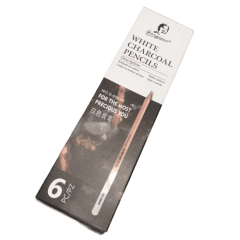 Giorgione,  Caja 6 Lapices Carboncillo Blanco