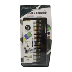 Giorgione,  Set 12 tubos Pintura Acuarela ( Watcher color) 7 ml.