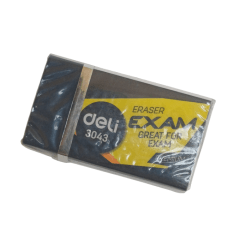 Deli, GOMA ERASER DE BORRAR NEGRA DELI  40X22x12 mm