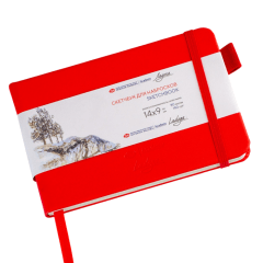 LIBRETA SKETCHBOOK NEVSKAYA PALITRA ROJO 9x14 cm