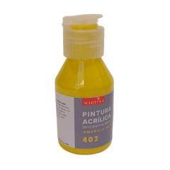 Pintura Acrílica Decorativa Mate 100 ml Amarillo Rey