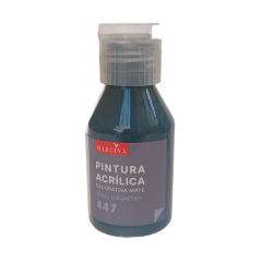Pintura Acrílica Decorativa Mate 100 ml Azul Country
