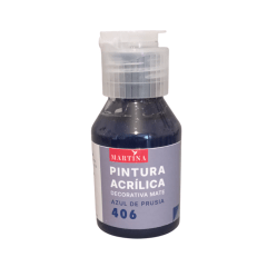 Pintura Acrílica Decorativa Mate 70 ml Azul de Prusia