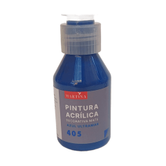 Pintura Acrílica Decorativa Mate 100 ml Azul Ultramar