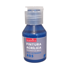 Pintura Acrílica Decorativa Mate 70 ml Azul Ultramar