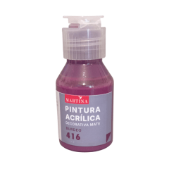 Pintura Acrílica Decorativa Mate 70 ml Burdeo