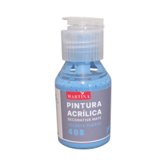 Pintura Acrílica Decorativa Mate 70 ml Celeste Fuerte