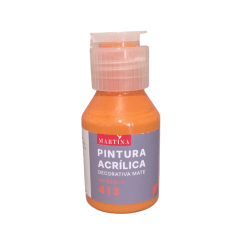 Pintura Acrílica Decorativa Mate 70 ml Naranja