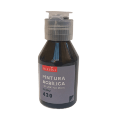Pintura Acrílica Decorativa Mate 100 ml Negro