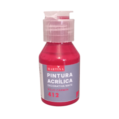Pintura Acrílica Decorativa Mate 70 ml Carmín
