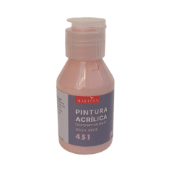 Pintura Acrílica Decorativa Mate 100 ml Rosa Bebé