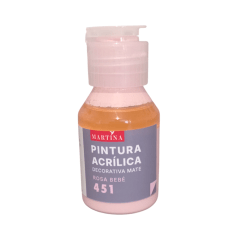 Pintura Acrílica Decorativa Mate 70 ml Rosa Bebé