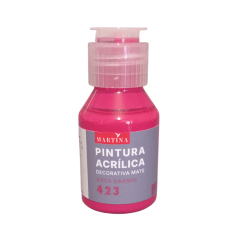 Pintura Acrílica Decorativa Mate 70 ml Rosa Carmín