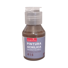 Pintura Acrílica Decorativa Mate 70 ml Sombra Tostada