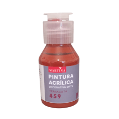 Pintura Acrílica Decorativa Mate 70 ml Terracota