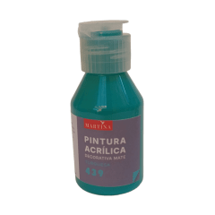 Pintura Acrílica Decorativa Mate 100 ml Turquesa