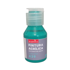 Pintura Acrílica Decorativa Mate 70 ml Turquesa