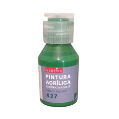 Pintura Acrílica Decorativa Mate 70 ml Verde Inglés