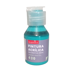 Pintura Acrílica Decorativa Mate 70 ml Verde Pastel
