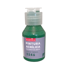 Pintura Acrílica Decorativa Mate 70 ml Verde Trébol