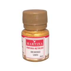 Martina, Pintura Metálica 30 ml ORO INTENSO