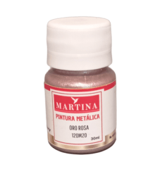 PINTURA METALICA ORO ROSA MARTINA