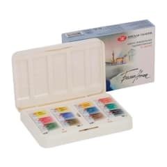 SET ACUARELA WHITE NIGHT EXTRAFINAS 12 PANES RUSAS