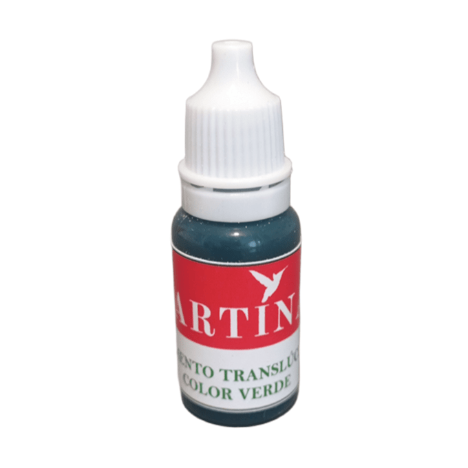 Pigmento Translucido al Alcohol 10 ml Verde1