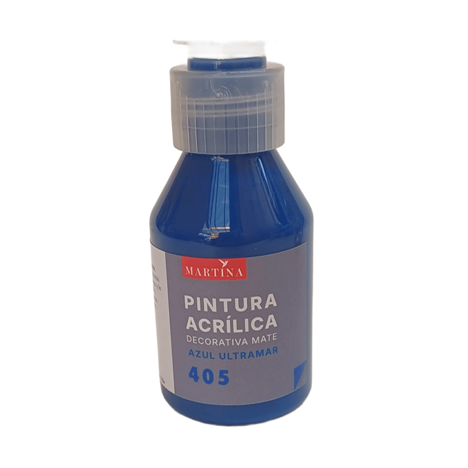 Pintura Acrílica Decorativa Mate 100 ml Azul Ultramar1