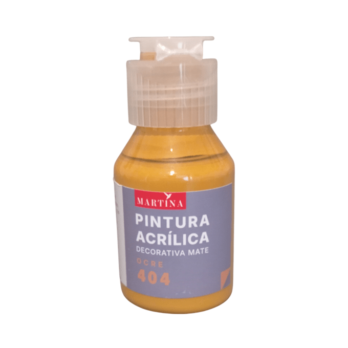Pintura Acrílica Decorativa Mate 70 ml Ocre1