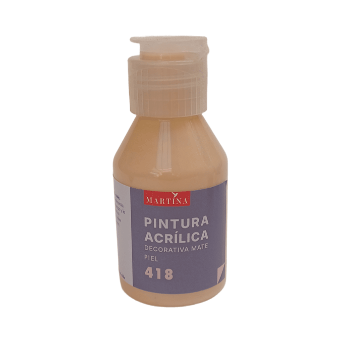 Pintura Acrílica Decorativa Mate 100 ml Piel1