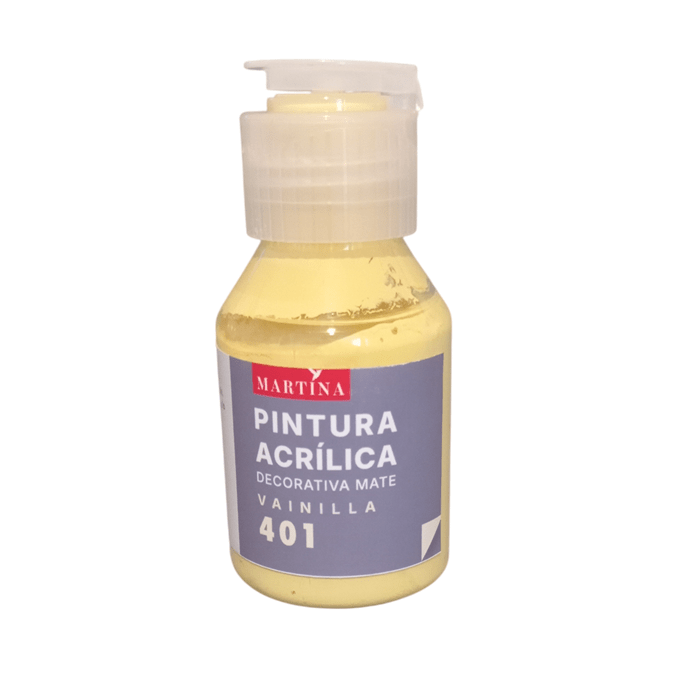 Pintura Acrílica Decorativa Mate 70 ml Vainilla1