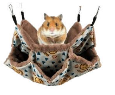 Cama colgante pequeñas mascotas1