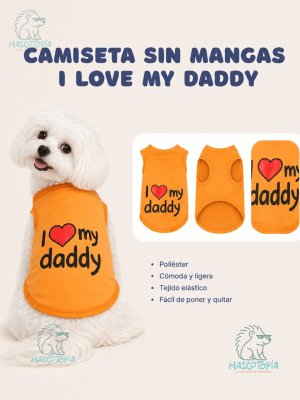 Camiseta I love My Daddy - Mom1
