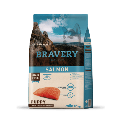 Bravery Cachorros Salmon 12 Kg1