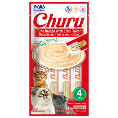 Churu Gato Atún y Cangrejo 56g1