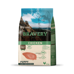 Bravery Cachorro 4 Kilos Pollo