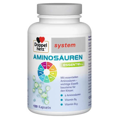 Aminoácidos Esenciales Doppelherz - Recuperación Muscular + Energía | 120 Cápsulas1