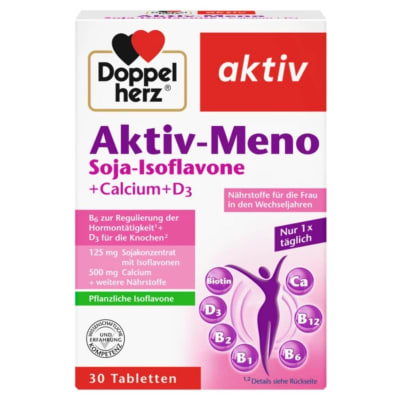 Menopausia Isoflavonas + Calcio + Vitamina D3 Doppelherz Aktiv-Meno1